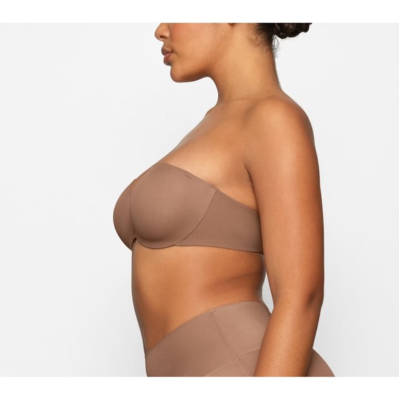 NWT SKIMS Smoothing Intimates Strapless Bra 42D in Sienna‎ - Picture 3 of 8